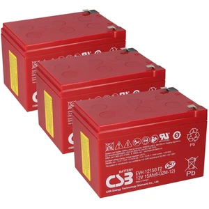 Batteria Per Mach1 36V Pacco Batteria Scooter Elettrico 3X 12Volt CSB - Foto 1 di 9