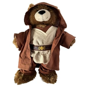 Build A Bear Teddy Bear Star Wars Jedi Costume Stuffed Animal Obi-Wan Kenobe 15" - Picture 1 of 24