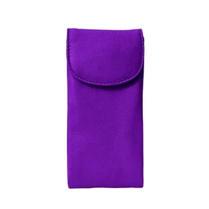 Double Flap Leather Eyeglass Case, Soft Multi-Functional 2-in-1 Sunglasses an... - Picture 1 of 5