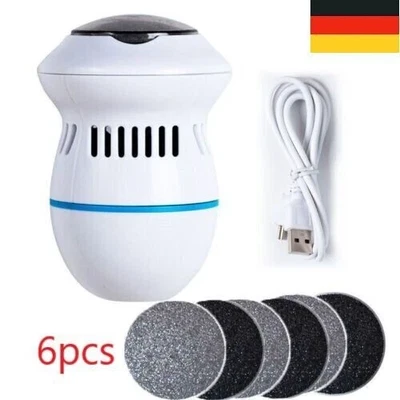 Elektrischer Hornhautentferner, wiederaufladbar 6 Aufsätze grob/fein DE - Bild 1 von 4