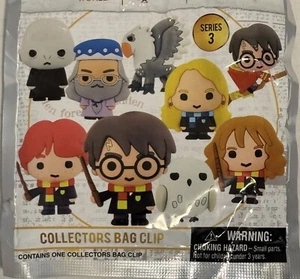 🆕 Harry Potter : Series 3 Collectors 3D Figural Bag Clip - YOU CHOOSE! - Picture 1 of 13