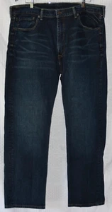 Pantalone jeans uomo Levi Strauss 505 blu denim taglia 40x30 - Foto 1 di 11