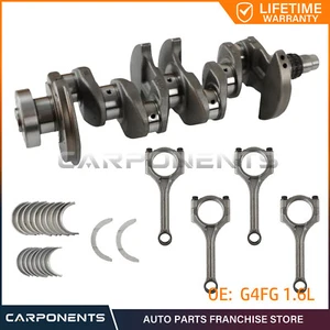 Engine Crankshaft & Con Rods & Bearing Kit for Hyundai Kia G4FG 1.6L Turbo New - Imagen 1 de 12