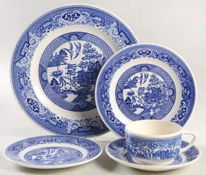 Artículos de sauce azul Royal China (EE. UU.) (piezas individuales surtidas) ~ De colección - Imagen 1 de 11