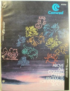 CONWED Corporation ASBESTOS Board Acoustical Ceiling Panel Tile Products 1973 - Picture 1 of 3
