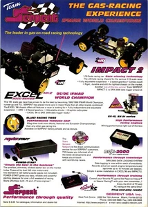 Impact RC Car Team Serpent Wall Decor Ephemera 1/8 Scale Excel 9000 Series - Picture 1 of 1