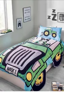 Next Shaped Tractor Duvet Cover and Pillowcase Set Single. BN. - Picture 1 of 4