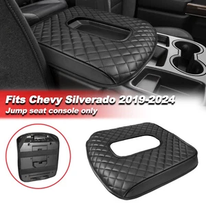 Fit 2019-2025 Chevy Silverado Jump Seat Center Console Armrest Cover Cushion Pad - Picture 1 of 9