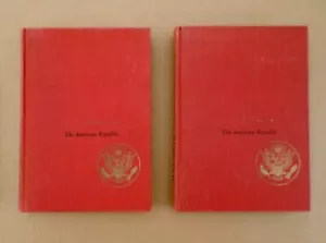 The American Republic Volumes One & Two First Ed. 1959 Illustrated Hofstadter - Foto 1 di 15