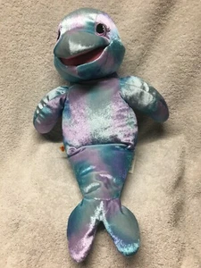 DOLPHIN retired BUILD A BEAR workshop babw bab zoo plush PUPPET sea splash 17" - Bild 1 von 2