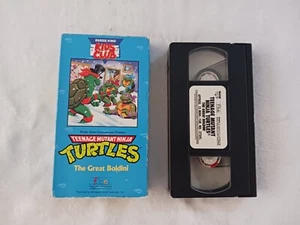 1990 Teenage Mutant Ninja Turtles The Great Boldini VHS Burger King Kids Club - Picture 1 of 3