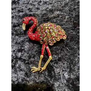 Flamingo Brosche - Bild 1 von 4