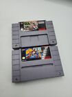 Snes Game Lot: Ncaa Football + Basketball (super Nintendo) Carts Only / Tested