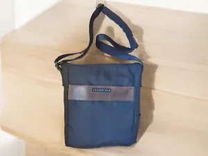 Waterfield Designs Vertigo Shoulder Bag Ballistic Black Nylon Leather Made In US - Picture 1 of 14