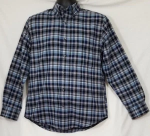 St John Bay Men's Multi Color Button Front Long Sleeve Shirt Size Small - Picture 1 of 7