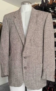 GUCCI VINTAGE WOOL TWEED BLAZER / JACKET / MEN SZ 42 REG USA - Picture 1 of 5