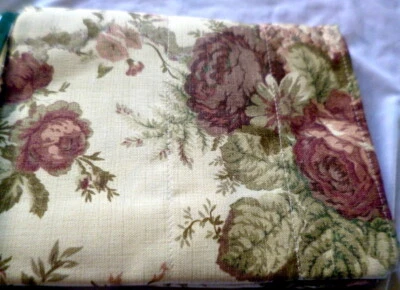 Waverly Norfolk Rose Mulberry 79" x 14" NIP Balloon Valance - Изображение 1 из 3