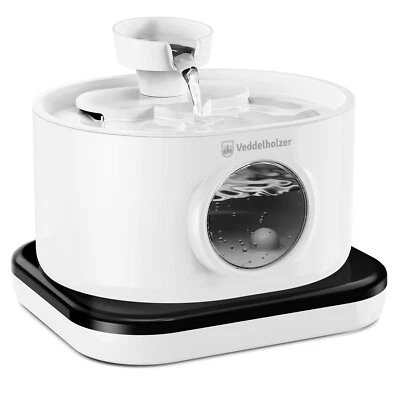 Veddelholzer 2,8 Liter Premium Katzenbrunnen kabellos, Bewegungsmelder & Filter - Bild 1 von 4