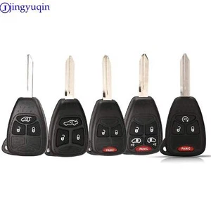 jingyuqin 2/3/4 Buttons Remote Car Key Shell Case Fob For Dodge Jeep Commander G - Picture 1 of 10