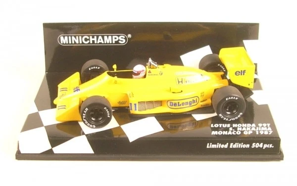Lotus 99T No.11 Monaco Gp Formula 1 1987 (Satoru Nakajima) - Immagine 1 di 1