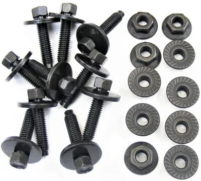 Dodge Truck Body Bolts & Flange Nuts- M6-1.0 x 28mm- 8mm Hex- 20pcs (10ea)- #403 - Image 1 of 4