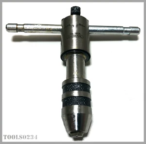 160R Ratcheting Tap Wrench No. 0 to No. 8 (2 mm - 4 mm) T Handle General Tools - Picture 1 of 7