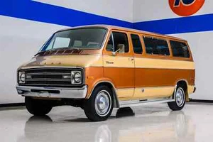 1977 Dodge Tradesman B200 Conversion | 24x36 inch POSTER | classic van - Picture 1 of 2
