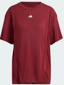 New Woman’s Adidas Aeroready Nursing Train Essentials T-shirt. Sz Medium/maroon - Picture 1 of 2