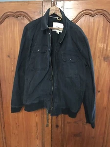 Urban Outfitters Koto USN Military Air Force Jacket Navy Coat Jacket Size L - Picture 1 of 7