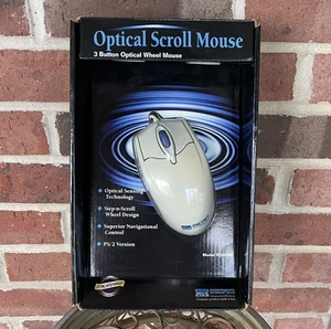 Micro Innovations Optical Scroll 3 Button  Mouse Model PD450P PS2 NEW 2003 - Picture 1 of 4