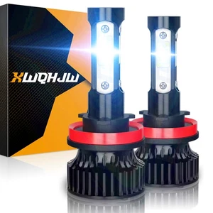 H11 LED Headlight Bulbs for Toyota Highlander 2017-2019 Low Beam 10000LM - Picture 1 of 9
