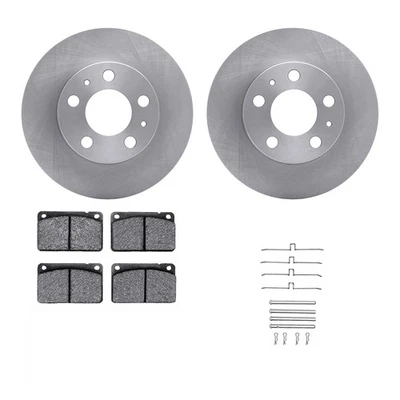 For Volvo 242 1979-1984 R1 Concepts eLINE Series Front Brake Kit w Ceramic Pads - Image 1 of 4