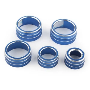 Klimaanlage Audio Tasten Schalterknopf Abdeckung Trim für Toyota Camry 2018 Blau - Bild 1 von 3