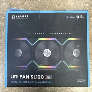 Lian Li SL-Infinity 120mm Case Fan - Black (3-Pack) - Bild 1 von 1
