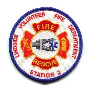 PATCH WEST VIRGINIA LINDSIDE VOLUNTEER FIRE RESCUE DEPARTMENT STATION 2 EMS NEW - Picture 1 of 1