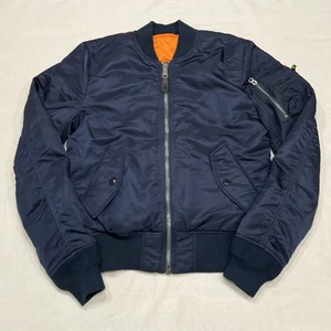 Alpha Industries MA-1 Chaqueta de Vuelo de Bombardero Militar Reversible Unisex Adulto XS - Imagen 1 de 12