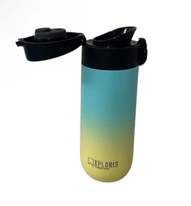 NEW Tupperware Xploris™ Thermal Travel Cup Mug 450mL Tea Coffee Sea Shore - Picture 1 of 2