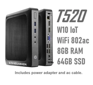HP T520 W10 IoT Thin Client /8GB/64GB/WIFI 802.11ac V2V48UA#ABA /big lot avail - Picture 1 of 4