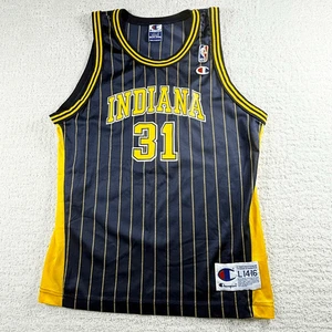 Vintage Vintage Reggie Miller #31 Indiana Pacers Champion 90s Pinstripe Jersey NBA - - Bild 1 von 7