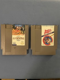 Nintendo NES Dusty Diamond&rsquo;s All-Star Softball & Bases Loaded Second Season Lot