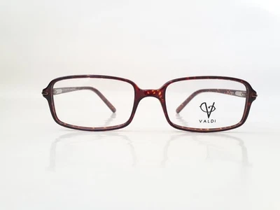 Valdi Gafas Hombre Marrón Angular Acetato Pequeño Flexible De Colección Mod.V6 Nuevo de Lote Antiguo Foto 1 de 4