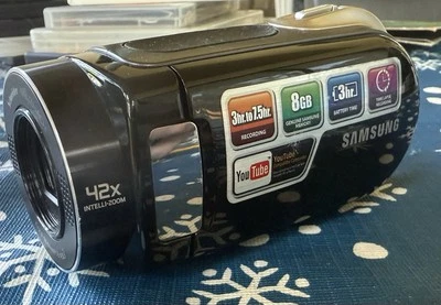 Samsung HMX-F80 ?? HD Flash Media Camcorder  Video Camera Untested 42X - Image 1 of 4