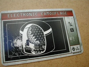 ELECTRONIC CAMOUFLAGE G 042 CARD MECHWARRIOR - Picture 1 of 1