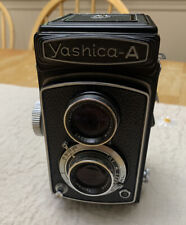 Vintage 1950s Yashica A TLR Film Camera Yashimar 80mm f/3.5 lens, slight repair