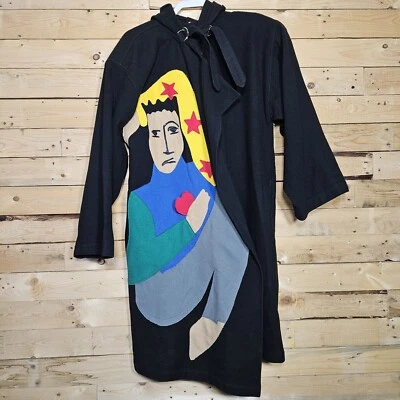 Jean Charles de Castelbajac Coat Large Heart Star Man Applique Vintage Unisex - Image 1 of 4