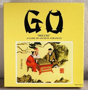 GO DELUXE Game with Wood Board, Brown, Medium (H-2800) NEW - Picture 1 of 3