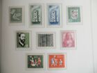 Briefmarkensammlung Deutschland ** Nr 241 - 242 +247 - 253