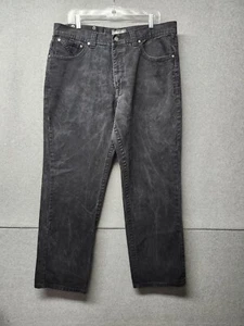 Vintage Pelle Pelle Jeans Herren 38x32 schwarz Baggy gerade Hip Hop Skater Denim - Bild 1 von 9