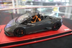MR Collection 1/18 Lamborghini Huracan Evo Spyder RWD (Grigio Telesto) LAMBO046 - Foto 1 di 10