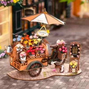 Rolife Blossom Cart Kit 3D Wooden Building Puzzles Brand New and Sealed - Picture 1 of 8